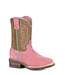 Roper Pink Suede Vamp Western Boot