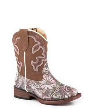 Roper Bottes Western pour Fillette Raya Lilac Floral