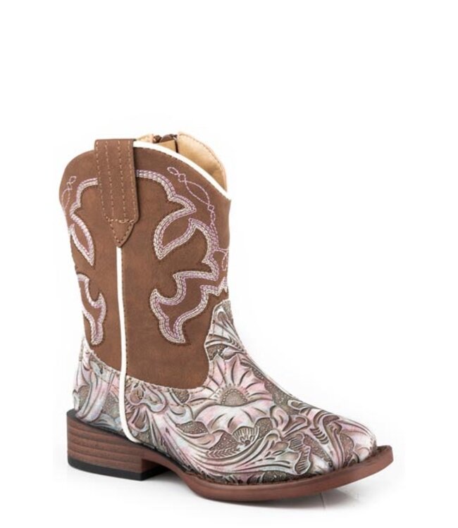 Roper Bottes Western pour Fillette Raya Lilac Floral