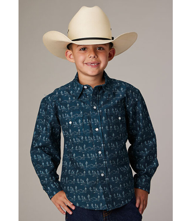Roper Chemise Western pour Graçon Desert Strip
