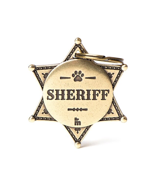 MyFamily Bronx Sheriff's Star ID Tag