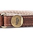 MyFamily Laisse en Cuir & Corde El Paso Brune