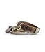 MyFamily El Paso Dog Leash in Genuine Italian Brown Leather and Rope