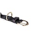 MyFamily Ascot Dog Collar in Greased Italian Black Leather