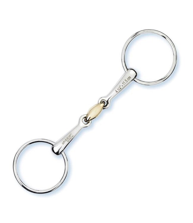 Stübben Loose-Ring-Snaffle / Bradoon, double broken