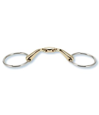 Stübben Anatomic Loose Ring Snaffle, double broken