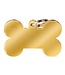 MyFamily ID Tag Basic Collection Bone in Golden Brass