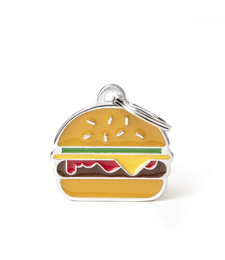 MyFamily Food Burger ID Tag