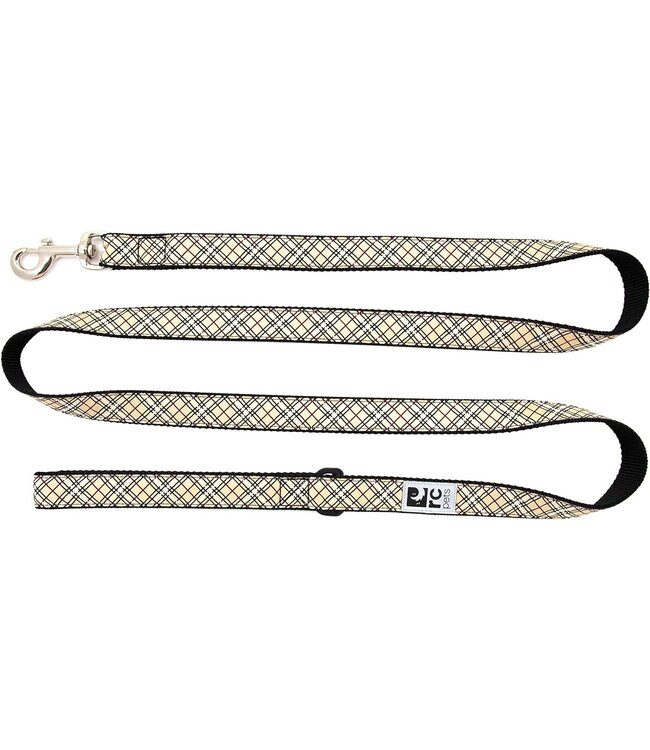 RC Pets Tan Tartan Nylon Dog Leash