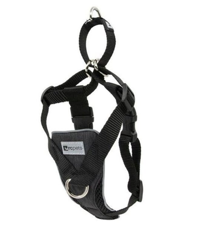 RC Pets Black Tempo No Pull Dog Harness