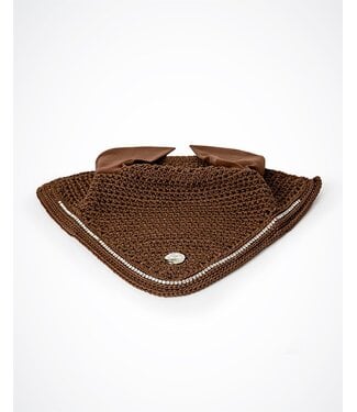 Ogilvy Equestrian Bonnet Long Tie-Down Chocolat