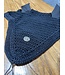 Ogilvy Equestrian Navy Long Tie-Down Bonnet