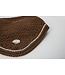 Ogilvy Equestrian Chocolate Brown Long Tie-Down Bonnet