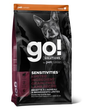 PetCurean GO! Ingrédients Limités Sans Grains à l'Agneau