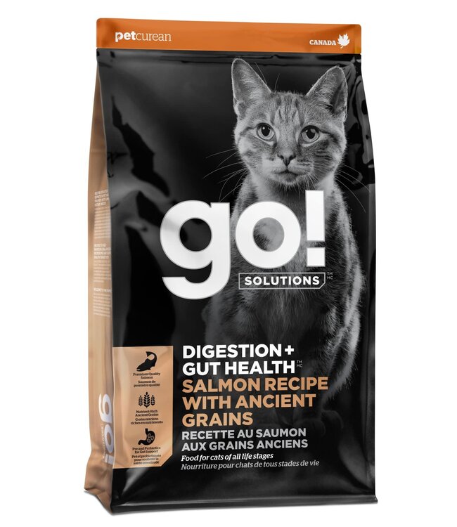 PetCurean GO! Digestion + Santé Intestinale aux Grains Anciens pour Chat