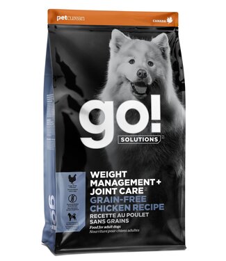 PetCurean GO! Contrôle du Poids + Soutien des Articulations Sans Grains pour Chien