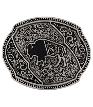 Montana Silversmiths Boucle de Ceinture Buffalo Roam Attitude