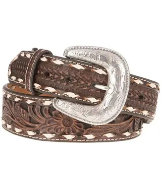 Ariat White Lining Floral Laced Western Belt