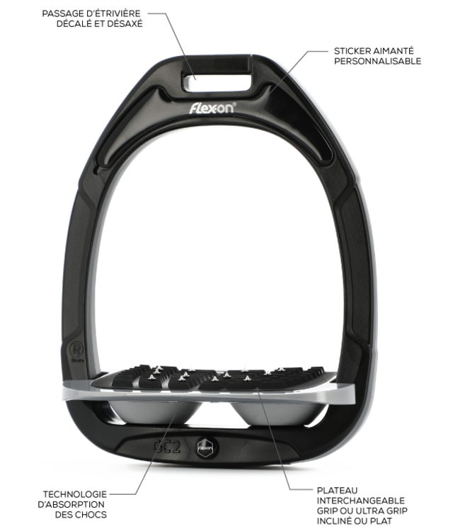 Étrier De Selle En Cuir Fairfax - Noir - Longueur 60 Pouces (152 Cm) - Occasion