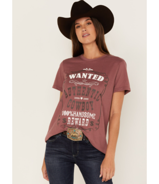 Ariat Burgundy WANTED Graphic Tee