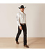 Ariat Chemise Western Team Logo Twill Classic Fit White/Black