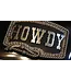 M&F Western Products Black Glitter HOWDY Western Buckle