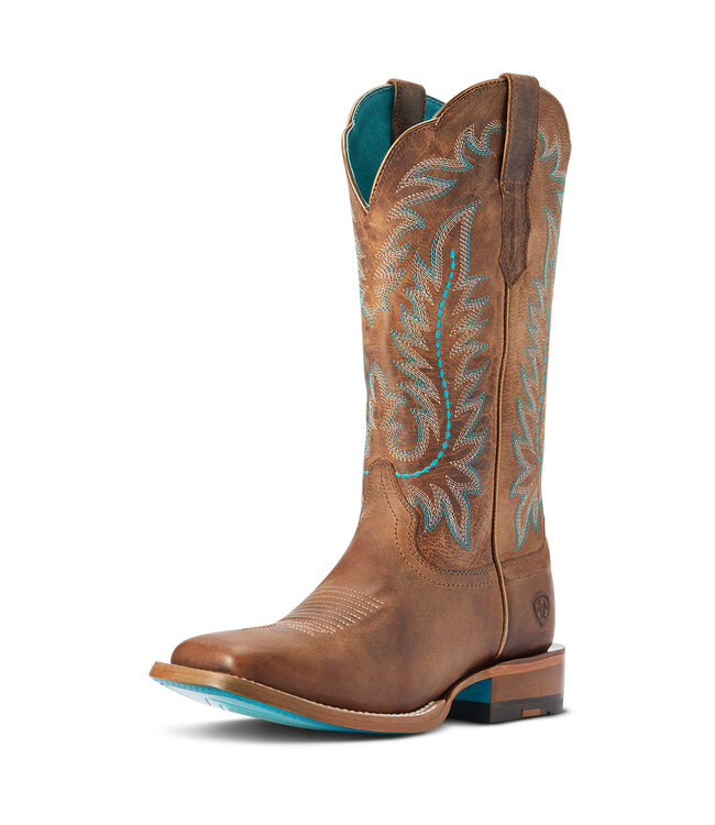 ARIAT Botte Western Frontier Tilly Rodeo Tan Paddock Animal