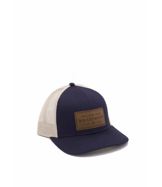 Boulet Casquette Trucker Patch Rectangle en Cuir