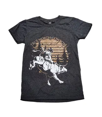 Shack Story T-Shirt True North Cowboys Gris