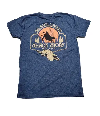 Shack Story T-Shirt Moonlight Rodeo Navy