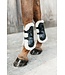 Kentucky Horsewear Black Vegan Sheepskin Tendon Boots Bamboo Elastic