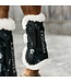 Kentucky Horsewear Black Vegan Sheepskin Tendon Boots Bamboo Elastic