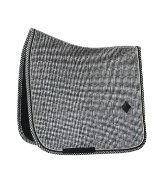 Kentucky Horsewear Saddle Pad Black Pied-de-Poule Dressage