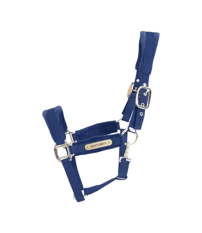 Kentucky Horsewear Velvet Navy Halter