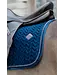 Kentucky Horsewear Tapis de Selle Velvet Pearls Navy Dressage