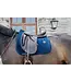 Kentucky Horsewear Tapis de Selle Velvet Pearls Navy Dressage