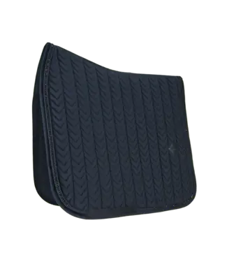 Kentucky Horsewear Saddle Pad Black Velvet Pearls Dressage