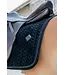 Kentucky Horsewear Saddle Pad Black Velvet Pearls Dressage