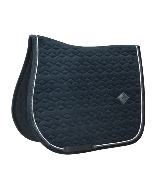 Kentucky Horsewear Saddle Pad Basic Black Velvet Jumping