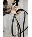 Kentucky Horsewear Black Leather Chain Lead