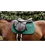 Kentucky Horsewear Saddle Pad Dark Green Velvet Jumping