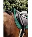 Kentucky Horsewear Saddle Pad Dark Green Velvet Jumping