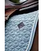 Kentucky Horsewear Saddle Pad Light Blue Velvet Jumping