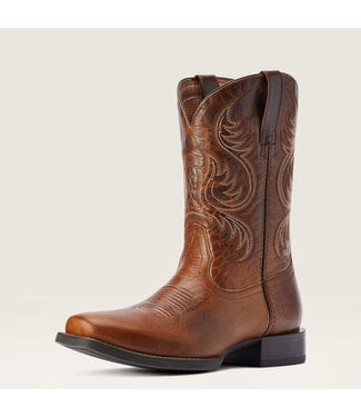 Ariat Sport Boss Man Western Boot Rich Cognac