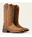 Ariat Bottes Western Hybrid Ranchwork Distressed Tan