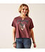 Ariat T-Shirt Rock n Roll Tawny Port