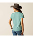 Ariat Wholesome Heffers Ocean Blue Heather T-Shirt