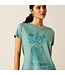 Ariat Garden Boot Ocean Blue Heather T-Shirt