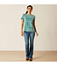 Ariat Garden Boot Ocean Blue Heather T-Shirt