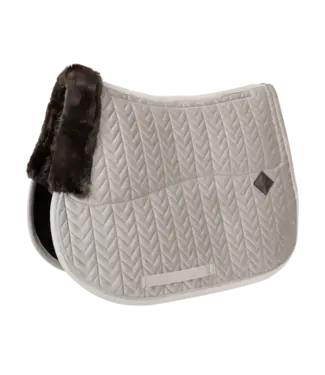 Kentucky Horsewear SkinFriendly Saddle Pad Beige Velvet Jumping